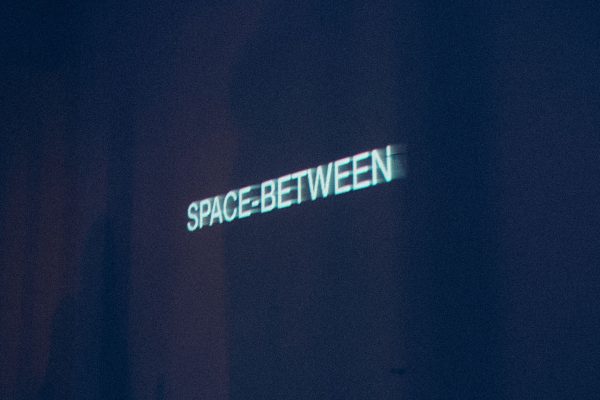 Illuminated text: space between.